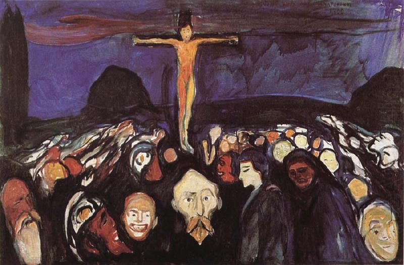Edvard Munch Passion to Jesus china oil painting image